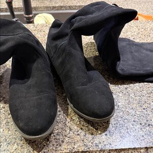 Chic Black Over the Knee Boots for Women